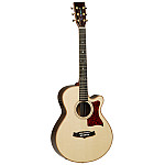 Tanglewood TW45 H SR E Heritage Super Folk Acoustic Electric Guitar w/ Case LR BAGGS